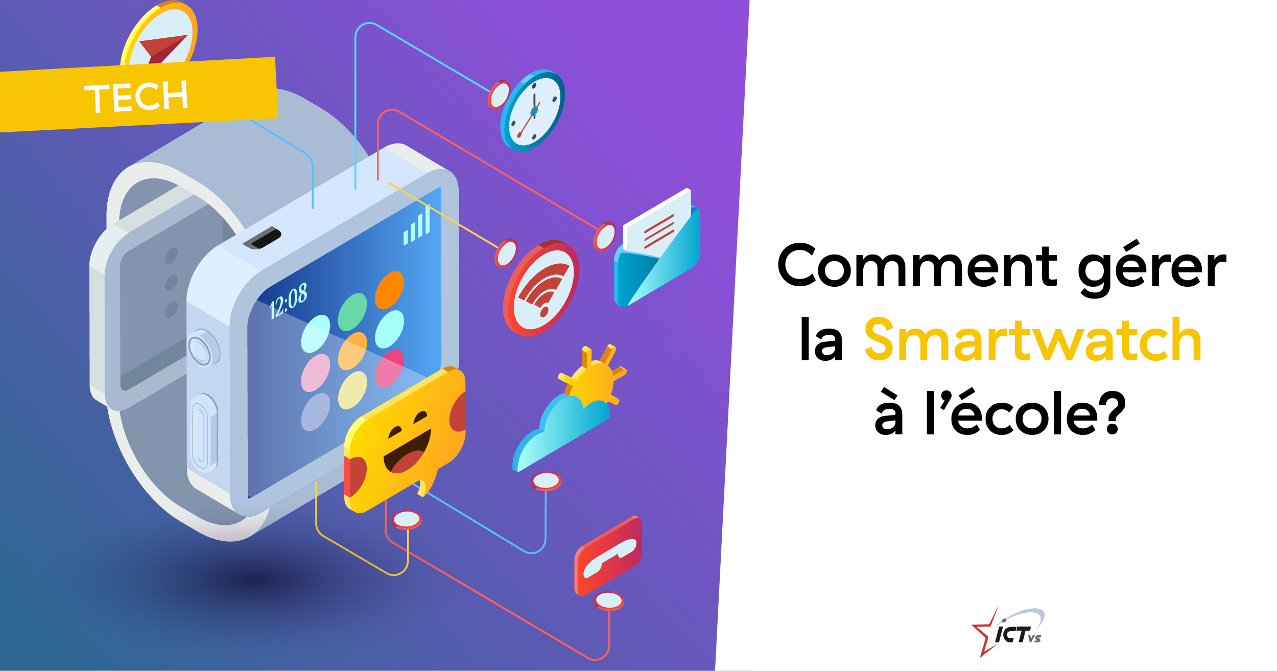 Smartwatch à l’école, que faire ?