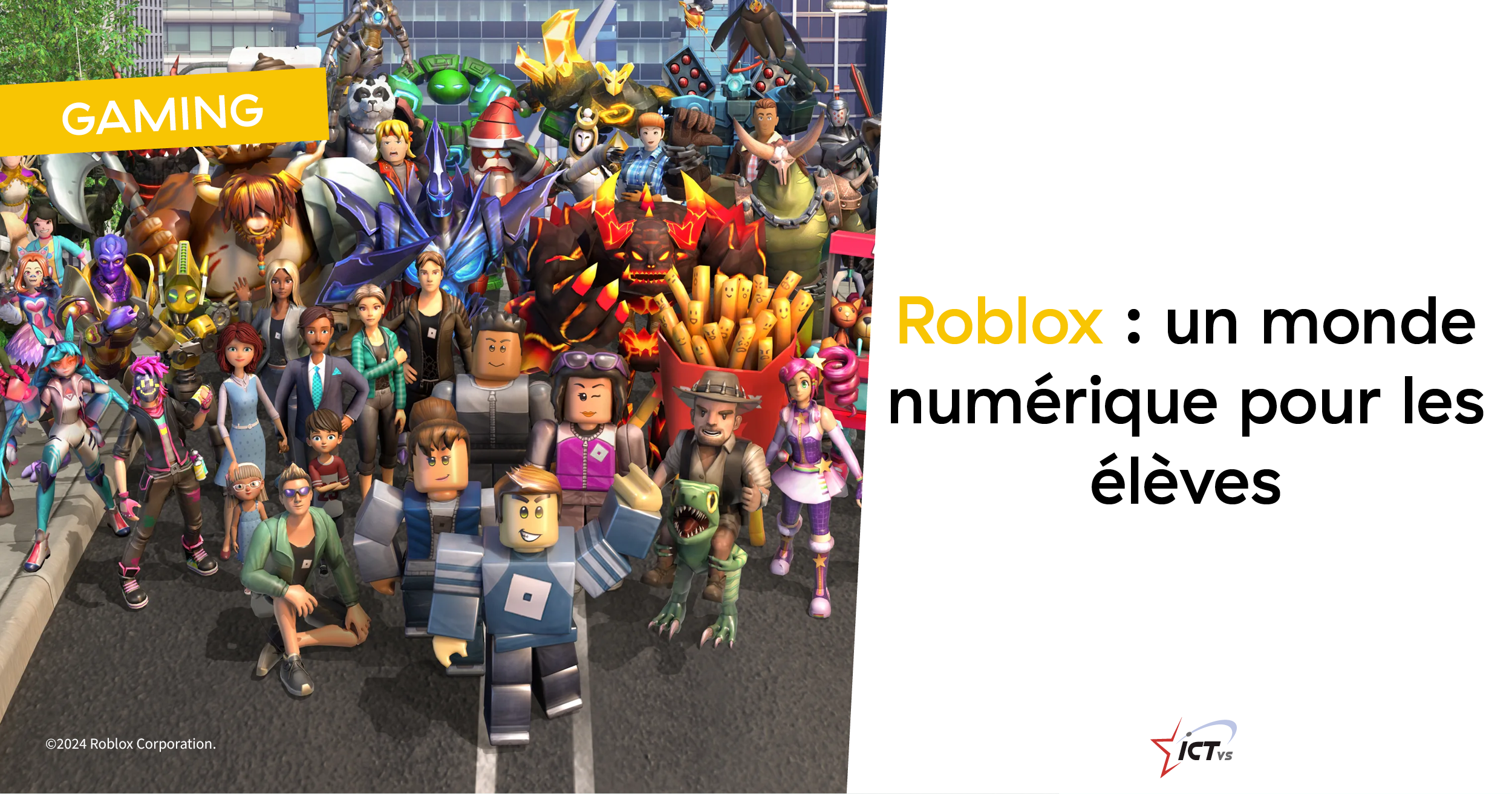 Roblox : un monde numérique construit par les élèves